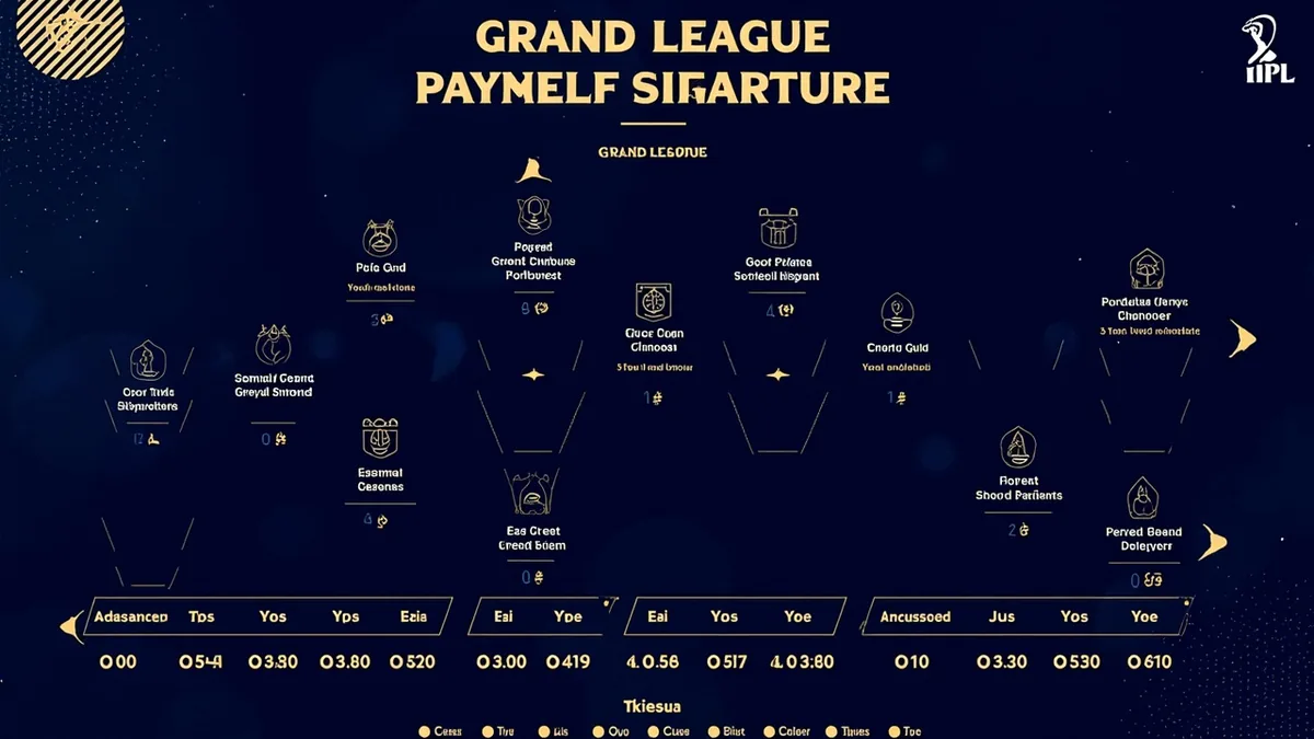 3-lineup variance strategy and payout tier visualization for fantasy cricket grand league winners